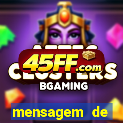mensagem de agradecimento a equipe